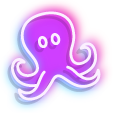 Neon Octopus cursor