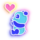 Neon Pandas in Love pointer