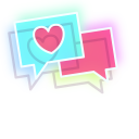 Neon Phone and Messages cursor