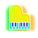 Neon Piano cursor
