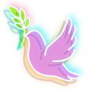 Neon Pigeon and Leaf cursor