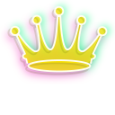 Neon Queen Crown and Scepter cursor