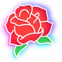 Neon Rose cursor