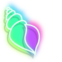 Neon Seahorse and Shell pointer