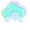 Neon Snowflakes cursor