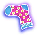 Neon Socks cursor