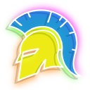 Neon Spartan Helmet pointer