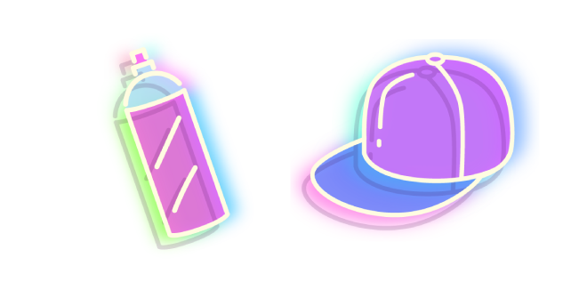 Neon Spray Paint and Cap