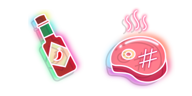 Neon Steak and Sause