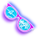 Neon Sunglasses and Flip-Flops pointer