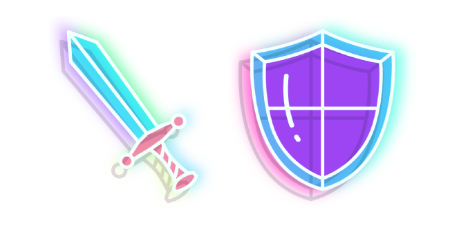 Neon Sword and Shield