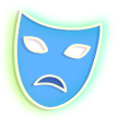 Neon Theatre Masks cursor