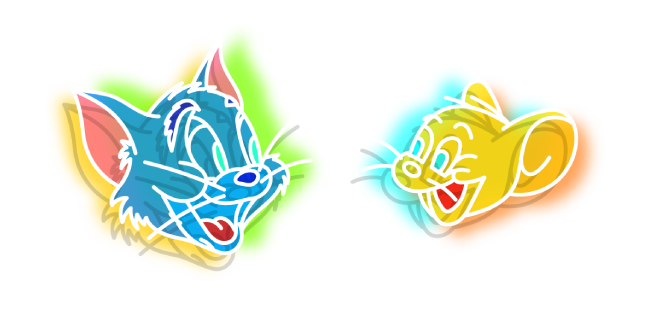 Neon Tom and Jerry