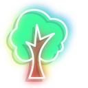 Neon Tree and Leaf cursor