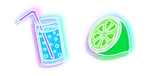 Neon Water and Lime