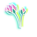 Neon Water Lilies pointer