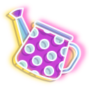 Neon Watering Can and Houseplant pointer