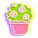 Neon Watering Can and Houseplant cursor