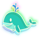 Neon Whale cursor