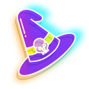 Neon Witch's Hat and Brew pointer