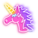 Pink and Purple Unicorn Neon pointer