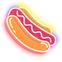 Red Hot Dog and Cola Neon pointer