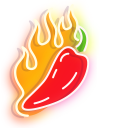 Red Hot Pepper Neon cursor