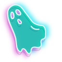 Turquoise Ghost Neon pointer