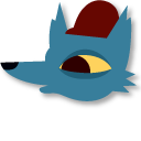 Night in the Woods Cabin Wolf and a Pipe cursor