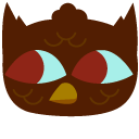 Night in the Woods Telezoft Dark-Brown Owl and Mug cursor
