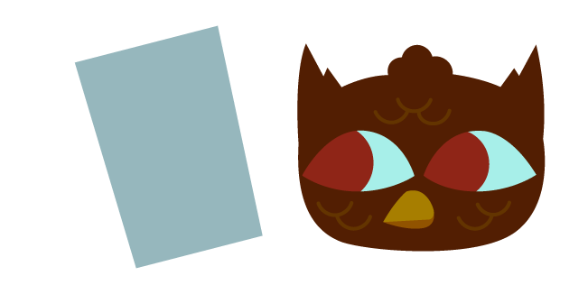 Night in the Woods Telezoft Dark-Brown Owl and Mug