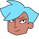 OK K.O.! Let's Be Heroes Blue Power cursor