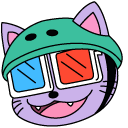 OK K.O.! Let's Be Heroes Chill Cat cursor