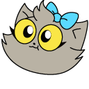 OK K.O.! Let's Be Heroes Teacup and Blue Bow cursor