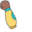 OK K.O.! Let's Be Heroes Yellow Technique pointer