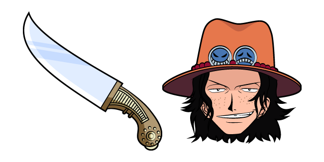 One Piece Portgas D. Ace and Knife