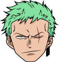 One Piece Roronoa Zoro and Sword cursor