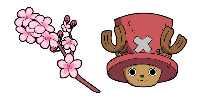 One Piece Tony Tony Chopper and Sakura Blossom