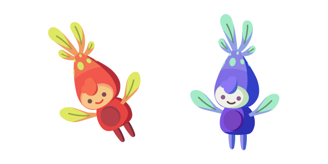 Ooblets Gubwee and Gleamy Gubwee