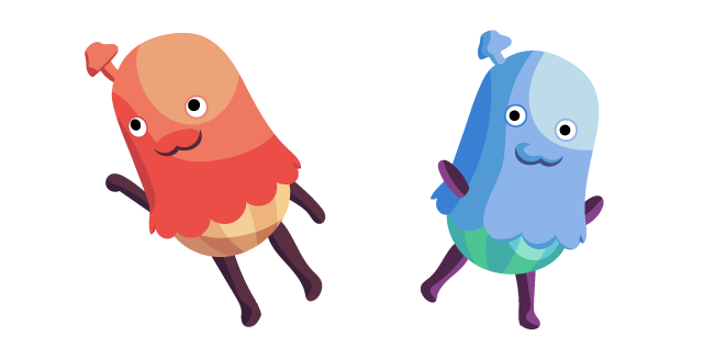 Ooblets Gullysplot and Gleamy Gullysplot