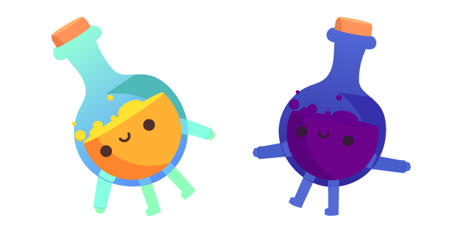 Ooblets Lickzer and Gleamy Lickzer 