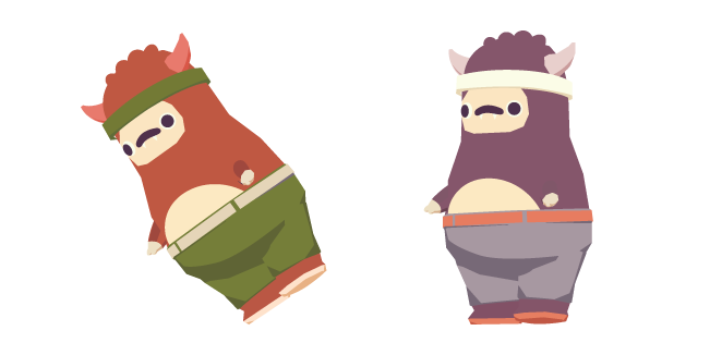 Ooblets Pantsabear and Unusual Pantsabear
