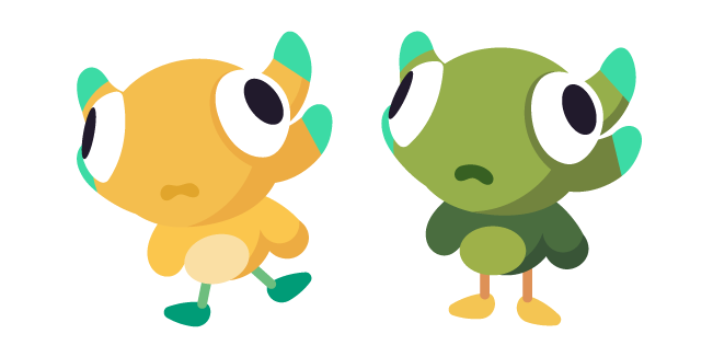 Ooblets Quabbo and Gleamy Quabbo