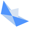 Origami Blue and Pink Boats pointer