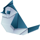 Origami Blue-Footed Booby and Tufted Titmouse cursor