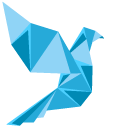 Origami Blue Pigeon pointer
