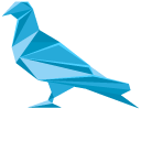 Origami Blue Pigeon cursor