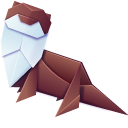 Origami Brown Otter cursor