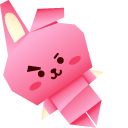 Origami BT21 Cooky and Koya pointer