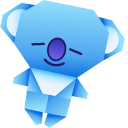 Origami BT21 Cooky and Koya cursor